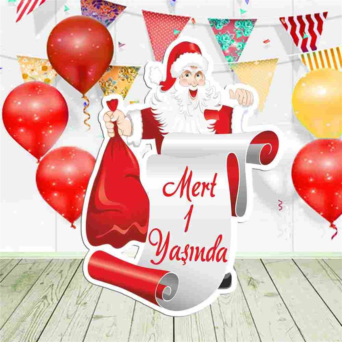 1 Yaş Yılbaşı Figür Pano 