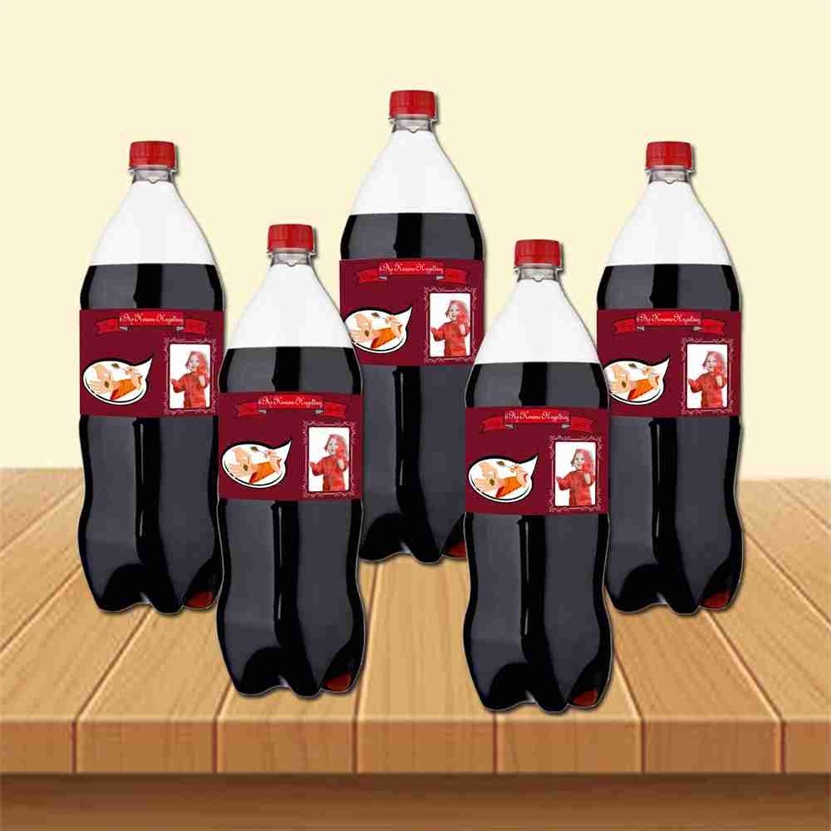6 Ay Kınası Bordo kına karikatür Cola Bandı Sargısı 