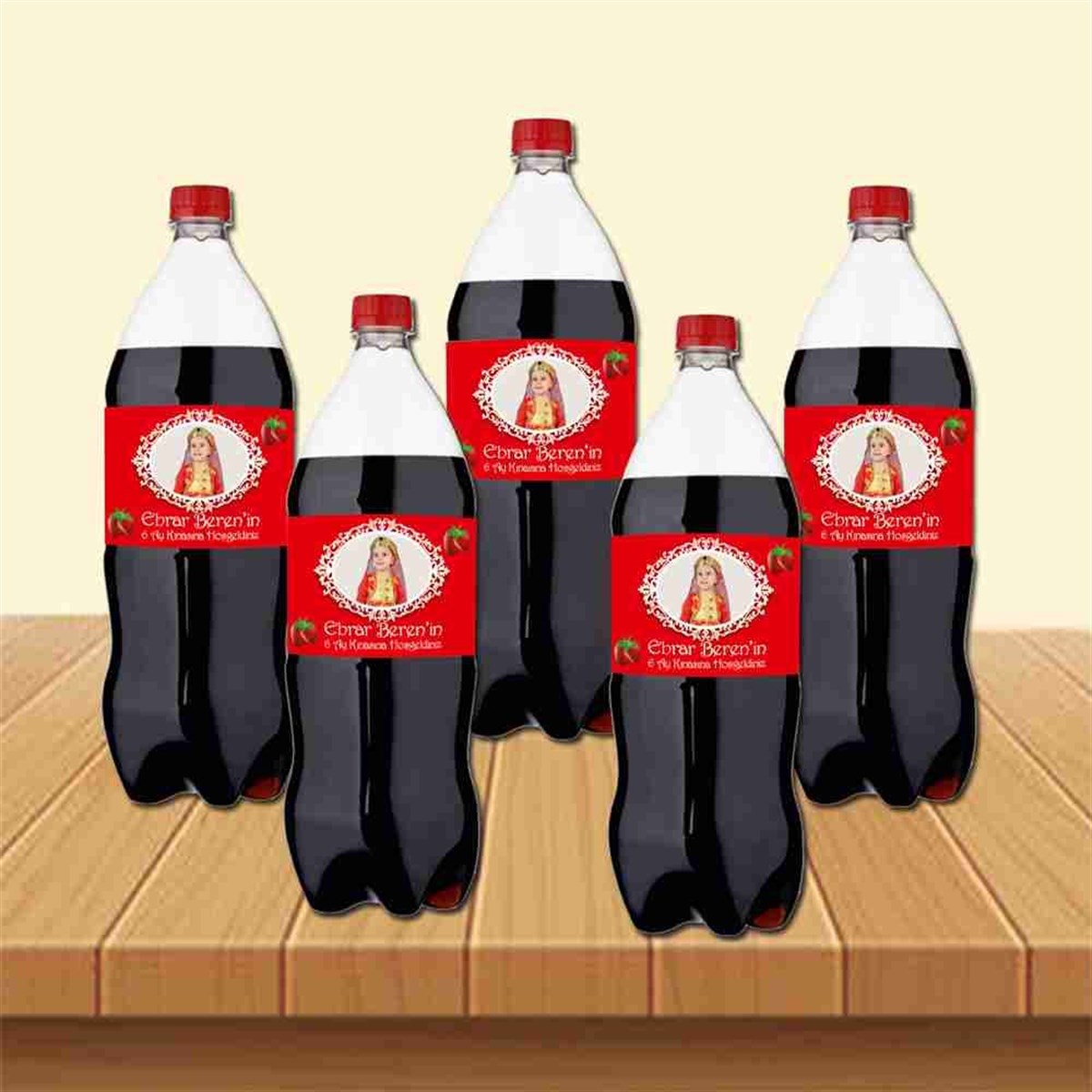 6 Ay Kınası Çilekli Parti Cola Bandı Sargısı 