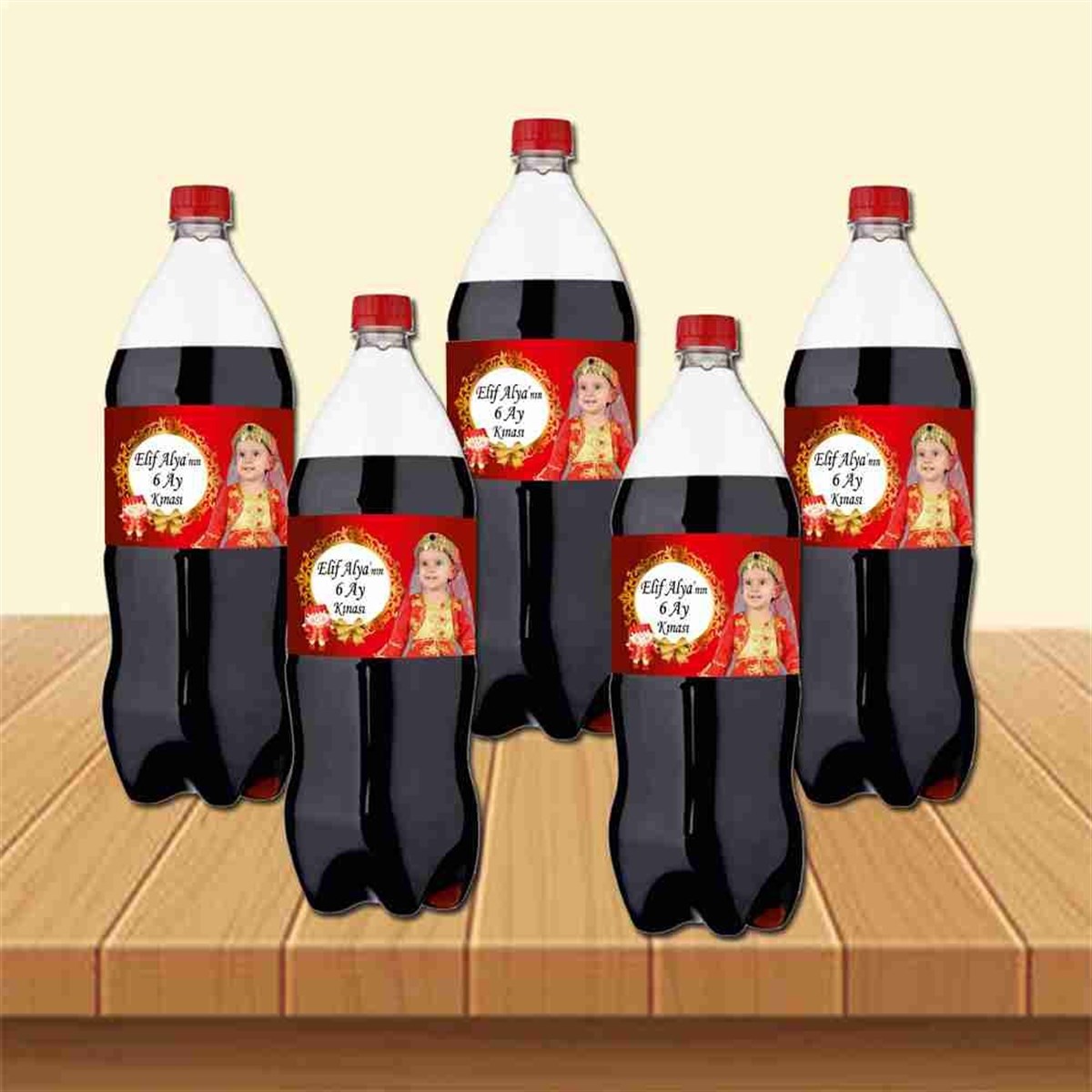 6 Ay Kınası çocuk kına elbiseli Parti Cola Bandı Sargısı 