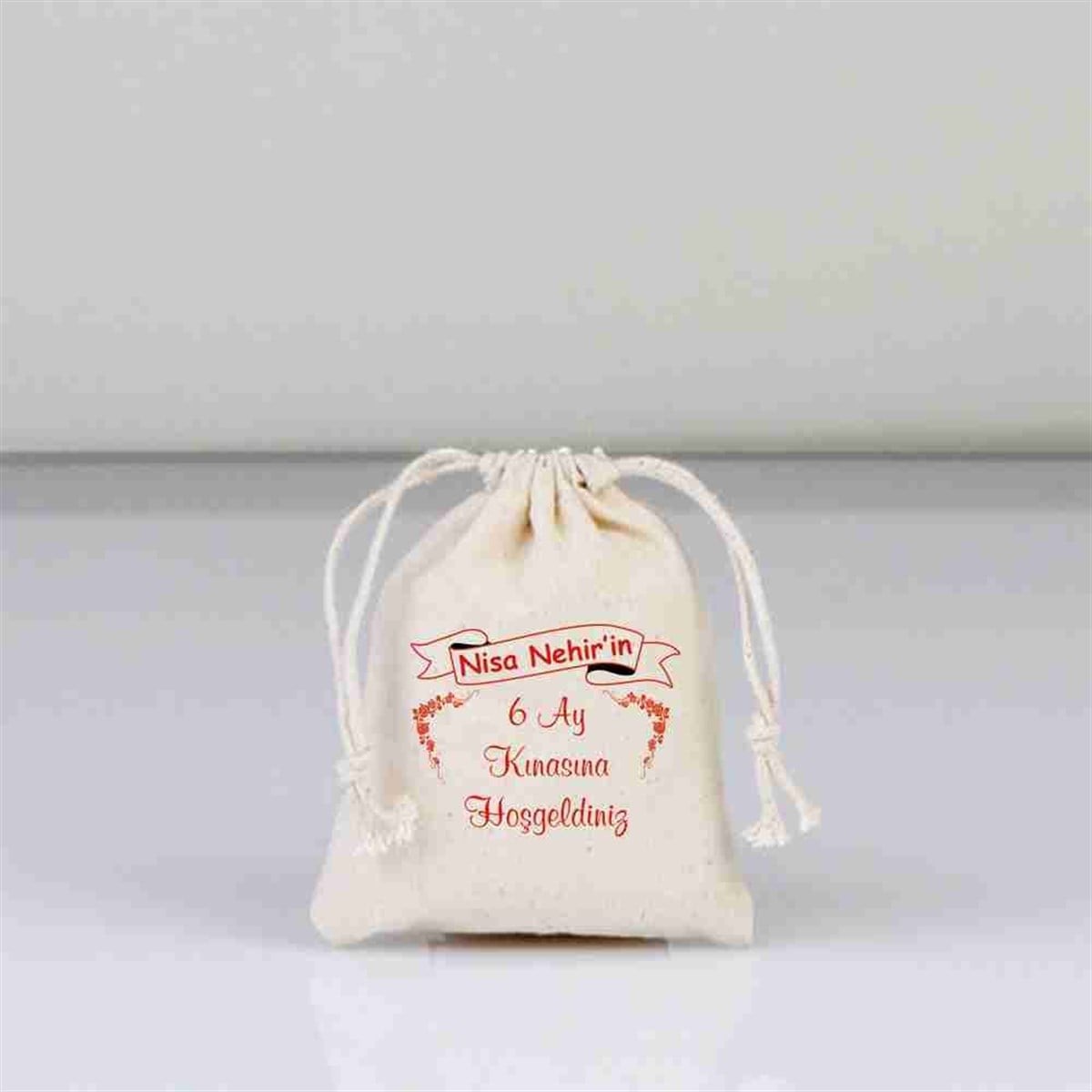 6 Ay Kınası Temalı Kese 
