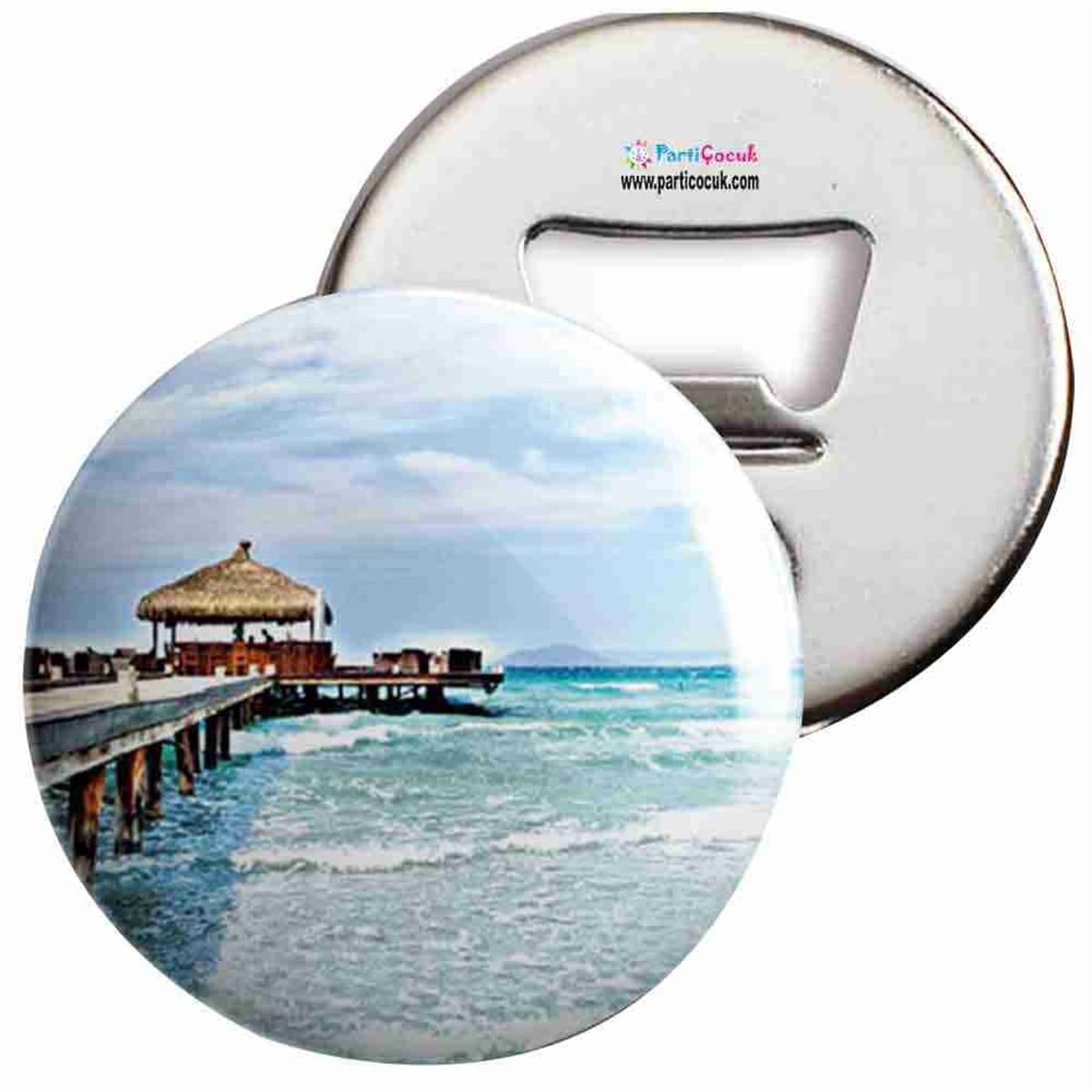 Açacaklı Buzdolabı Magneti Alaçatı Manzara 4 Parti Çocuk   