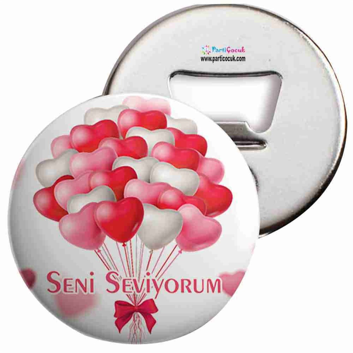 Açacaklı Buzdolabı Magneti Aşk 12 Parti Çocuk  