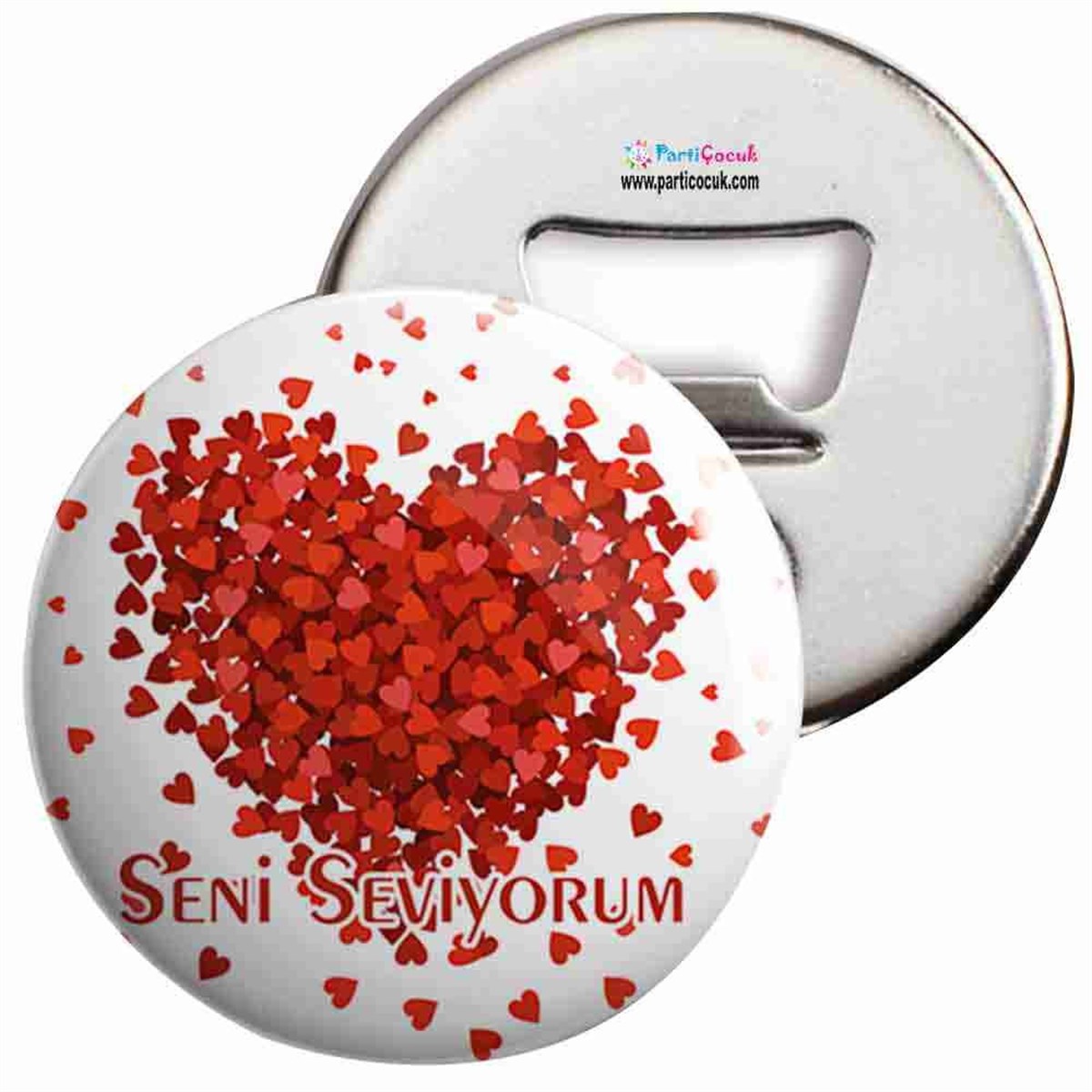 Açacaklı Buzdolabı Magneti Aşk 13 Parti Çocuk  