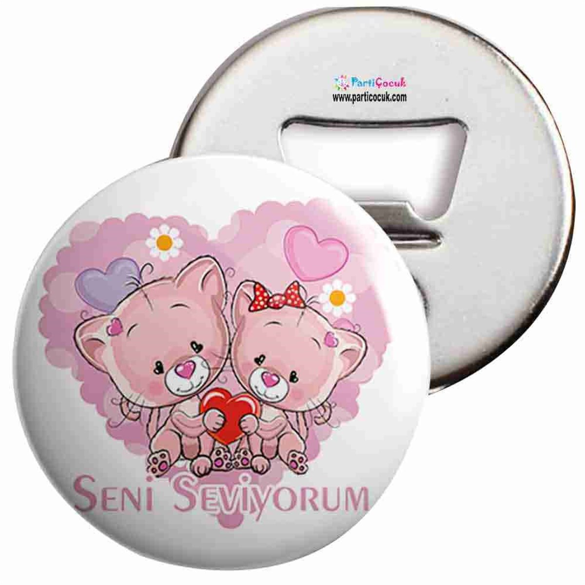 Açacaklı Buzdolabı Magneti Aşk 14 Parti Çocuk  