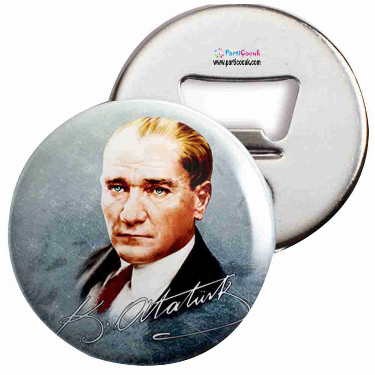 Açacaklı Buzdolabı Magneti Atatürk Resmi 1 Parti Çocuk  
