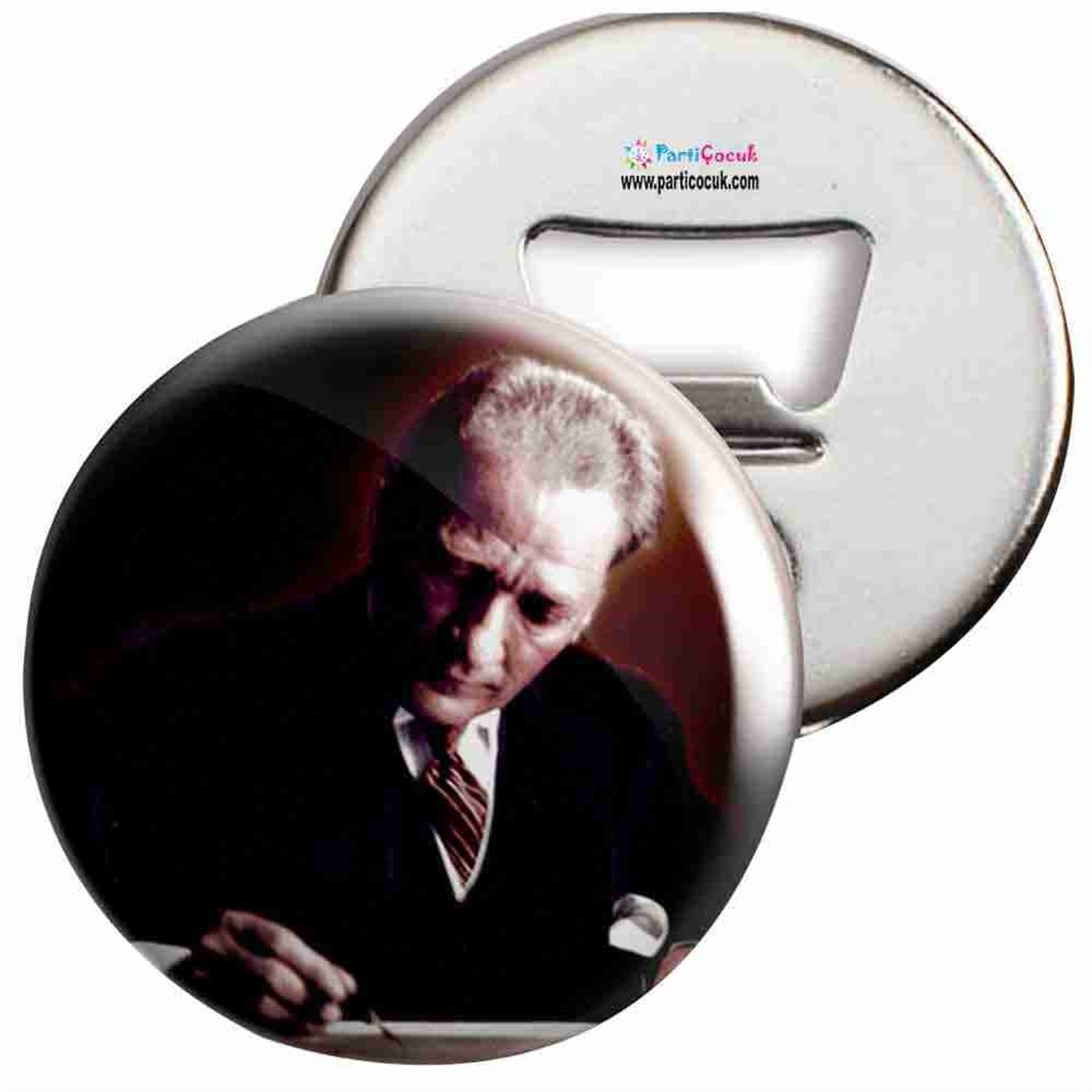 Açacaklı Buzdolabı Magneti Atatürk Resmi 2 Parti Çocuk  