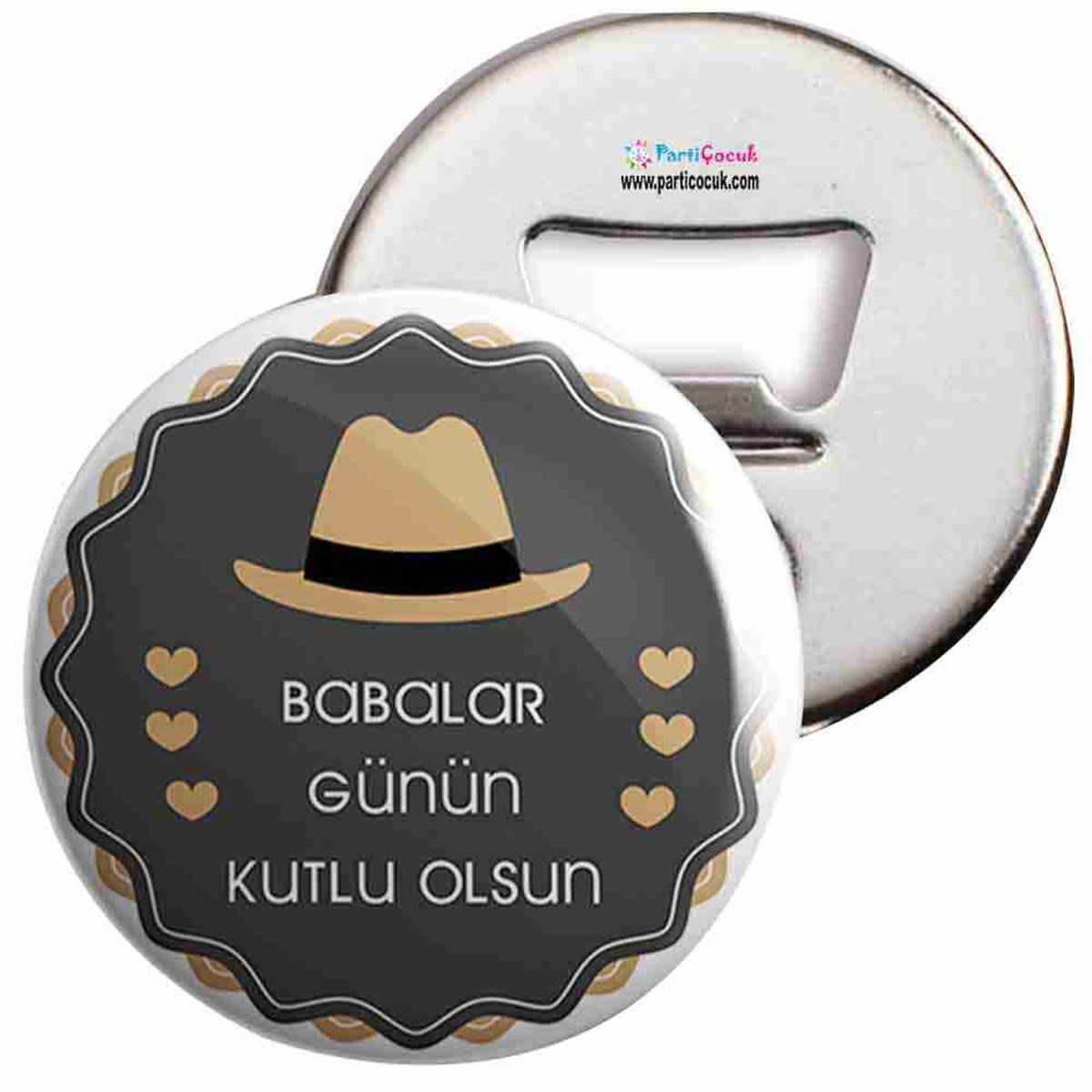 Açacaklı Buzdolabı Magneti Babalar Günü 12 Parti Çocuk  