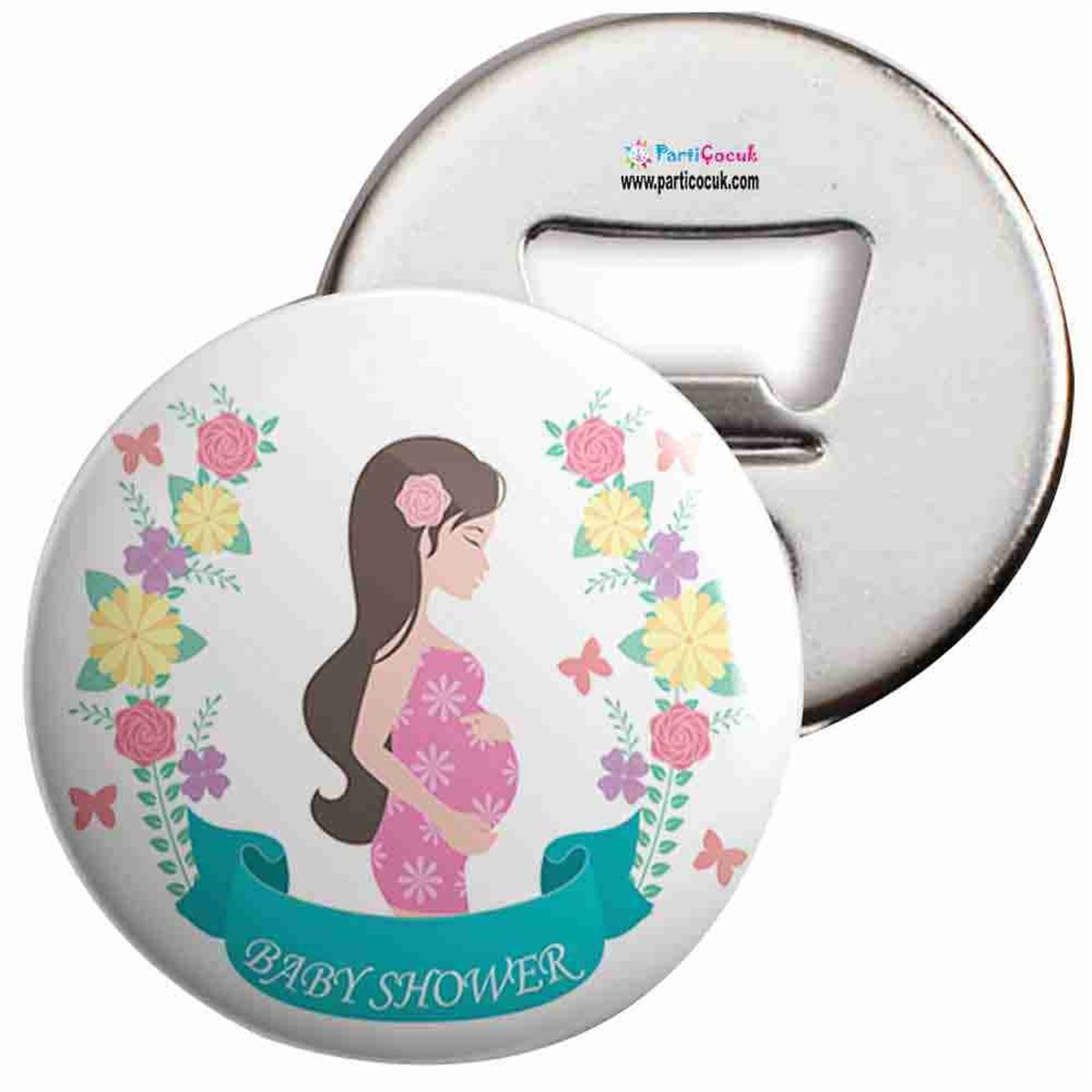 Açacaklı Buzdolabı Magneti Baby Shower 4 Parti Çocuk  