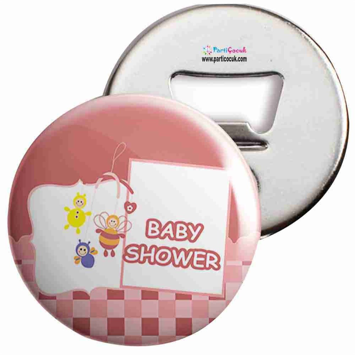 Açacaklı Buzdolabı Magneti Baby Shower 2 Parti Çocuk  