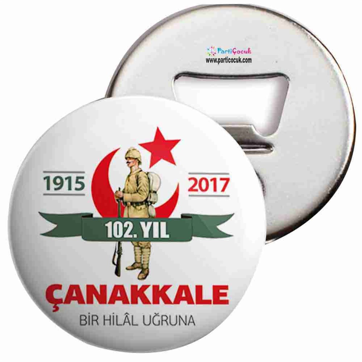 Açacaklı Buzdolabı Magneti Çanakkale Resim 2 Parti Çocuk   