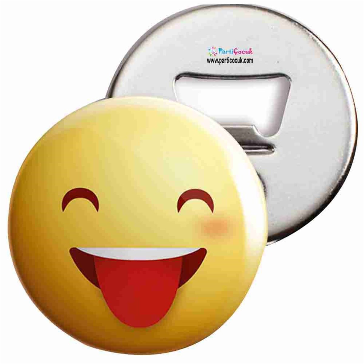 Açacaklı Buzdolabı Magneti Emoji 10 Parti Çocuk   