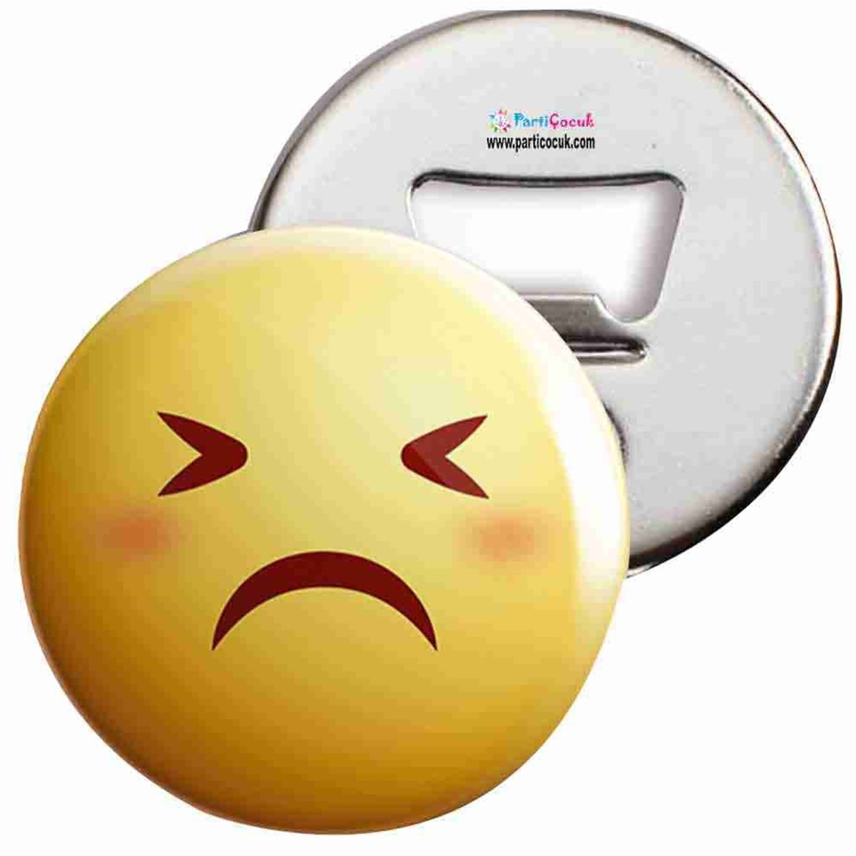 Açacaklı Buzdolabı Magneti Emoji 12 Parti Çocuk   