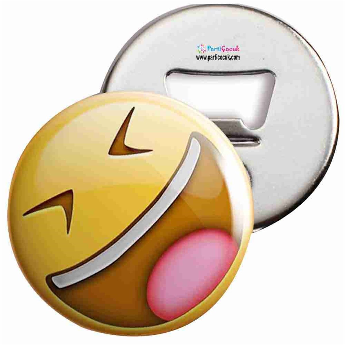 Açacaklı Buzdolabı Magneti Emoji 18 Parti Çocuk   