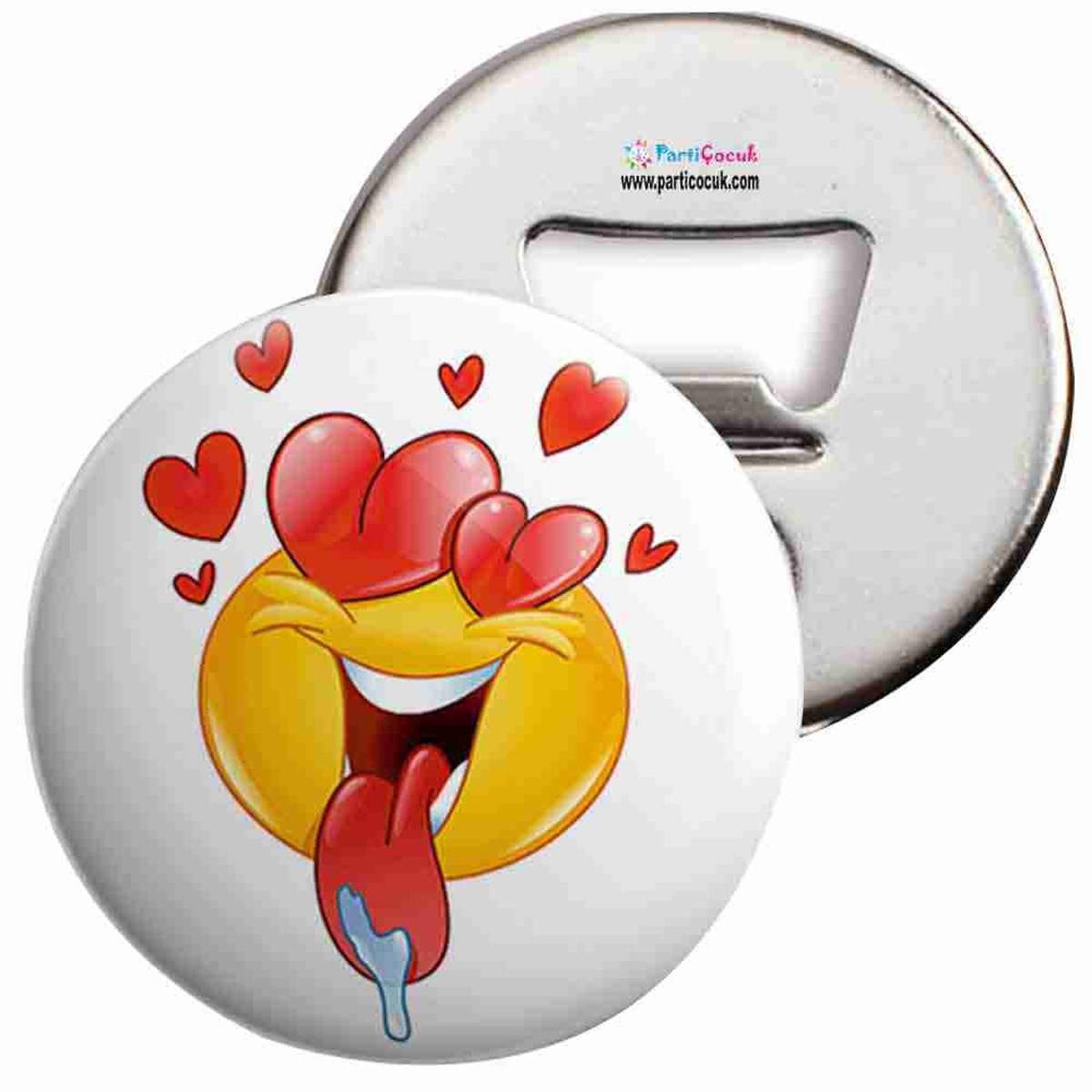 Açacaklı Buzdolabı Magneti Emoji 6 Parti Çocuk   