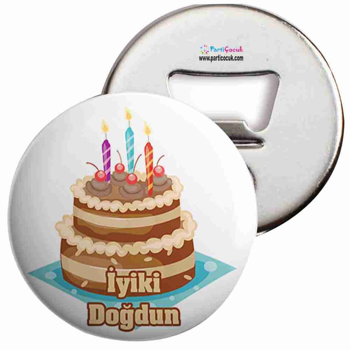 Açacaklı Buzdolabı Magneti İyiki Doğdun 14 Parti Çocuk   