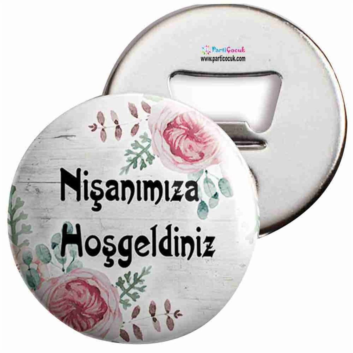 Açacaklı Buzdolabı Magneti Nişan 8 Parti Çocuk   