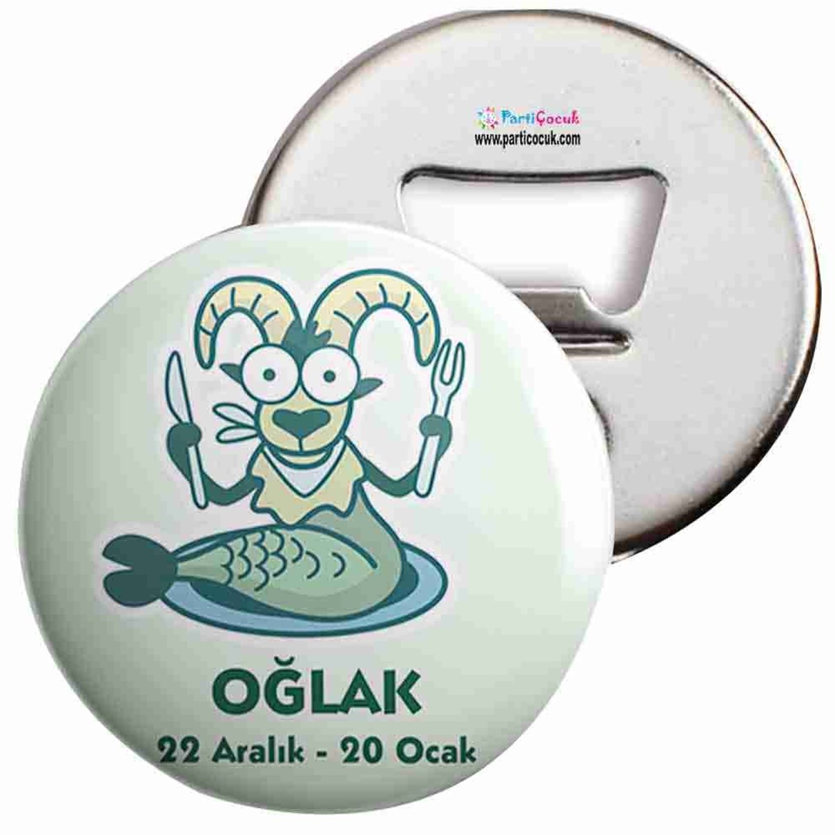 Açacaklı Buzdolabı Magneti Oğlak Burcu Parti Çocuk  