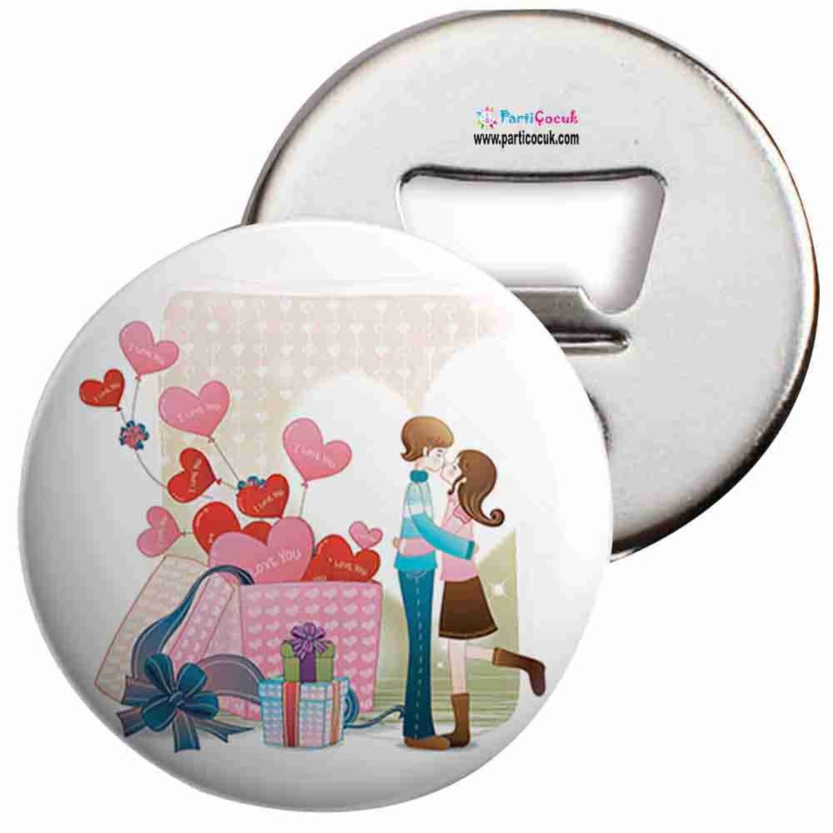 Açacaklı Buzdolabı Magneti Sevgililer Günü 8 Parti Çocuk  