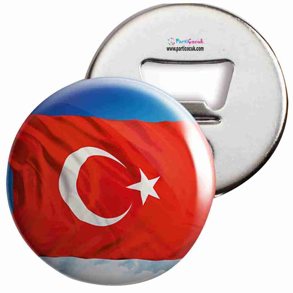 Açacaklı Buzdolabı Magneti Türk Bayrağı 8 Parti Çocuk  