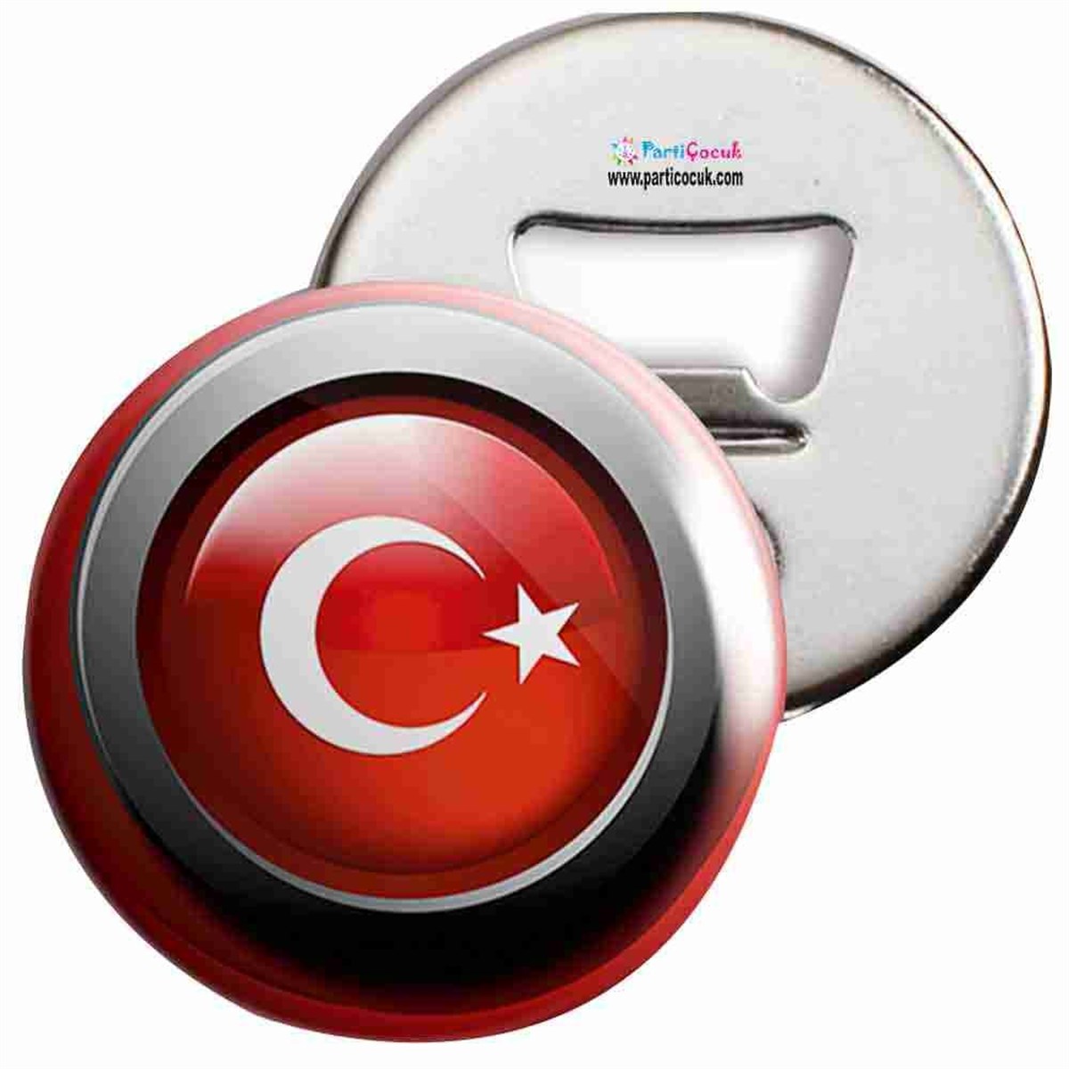 Açacaklı Buzdolabı Magneti Türk Bayrağı 7 Parti Çocuk  