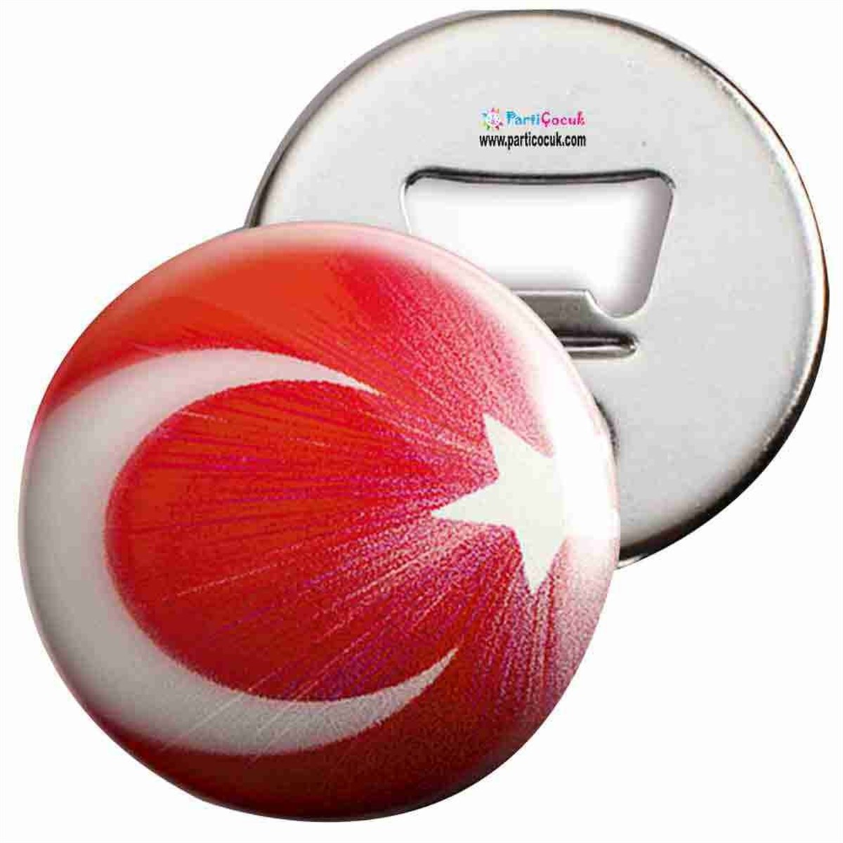Açacaklı Buzdolabı Magneti Türk Bayrağı 3 Parti Çocuk  