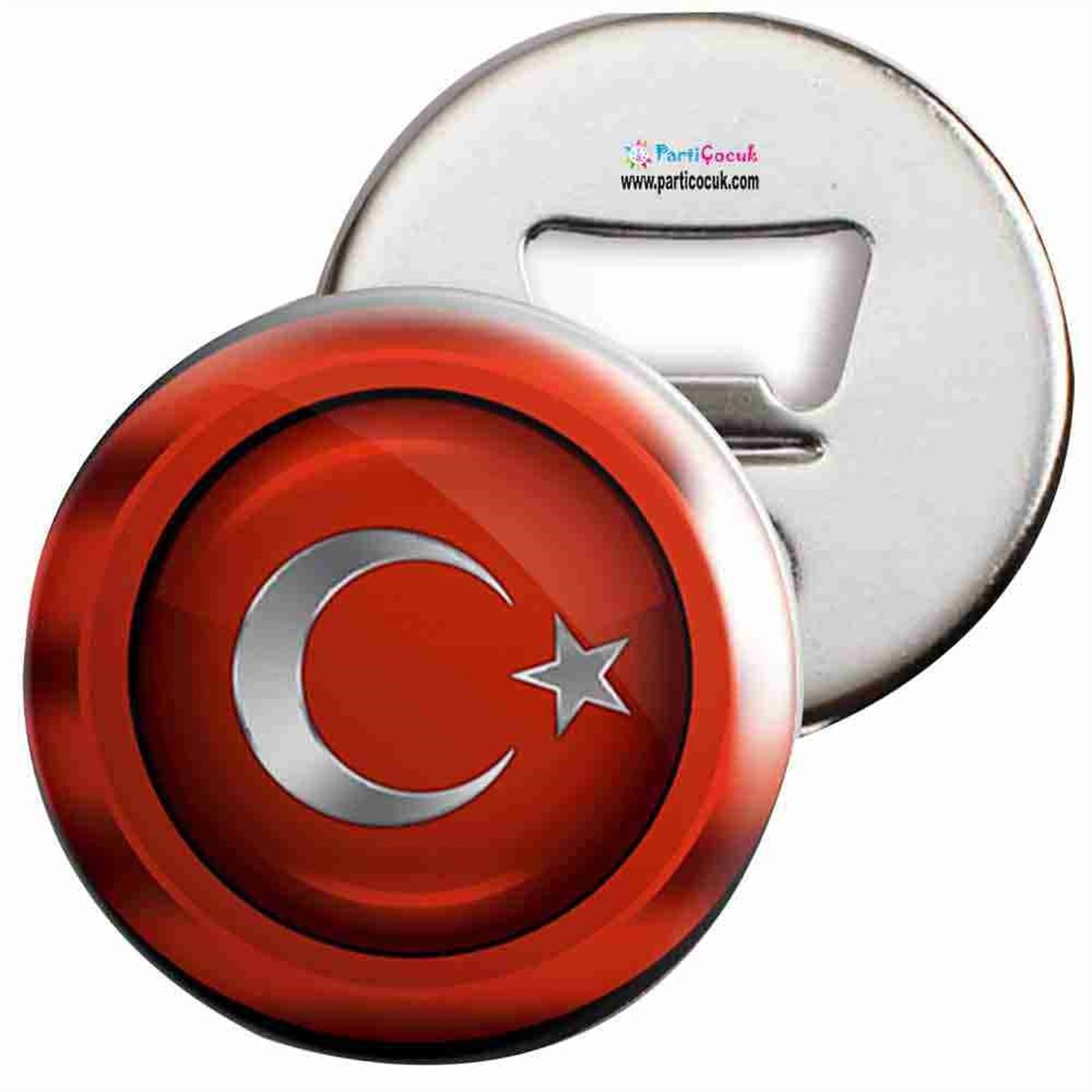 Açacaklı Buzdolabı Magneti Türk Bayrağı 5 Parti Çocuk  