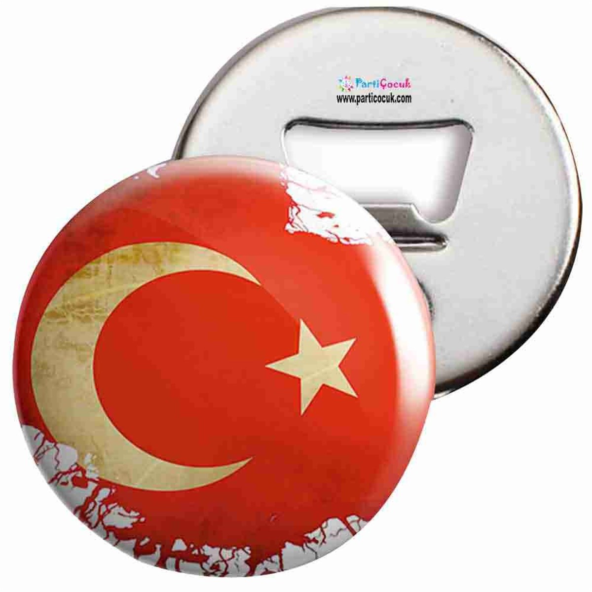 Açacaklı Buzdolabı Magneti Türk Bayrağı 11 Parti Çocuk  