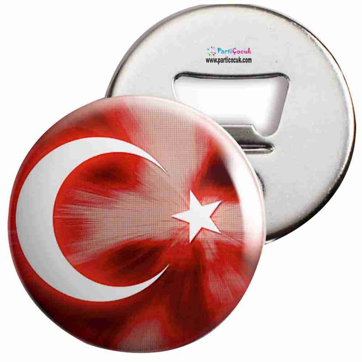 Açacaklı Buzdolabı Magneti Türk Bayrağı 4 Parti Çocuk  