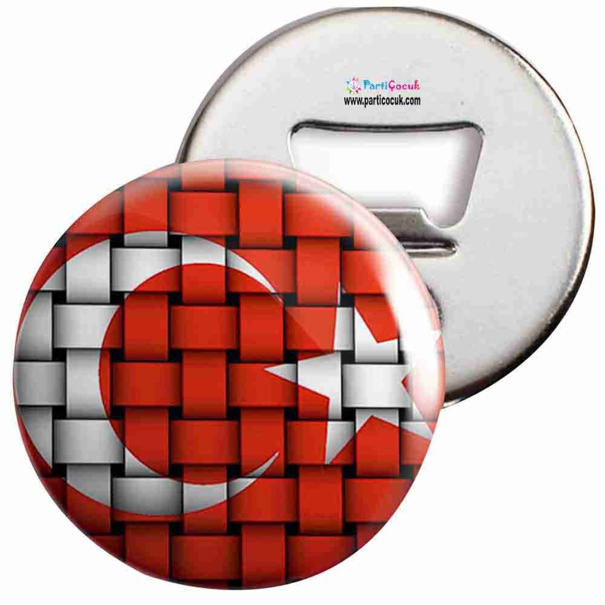 Açacaklı Buzdolabı Magneti Türk Bayrağı 6 Parti Çocuk  