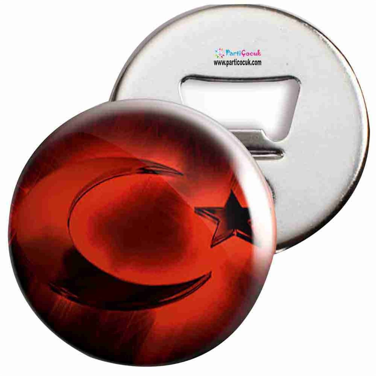 Açacaklı Buzdolabı Magneti Türk Bayrağı 9 Parti Çocuk  
