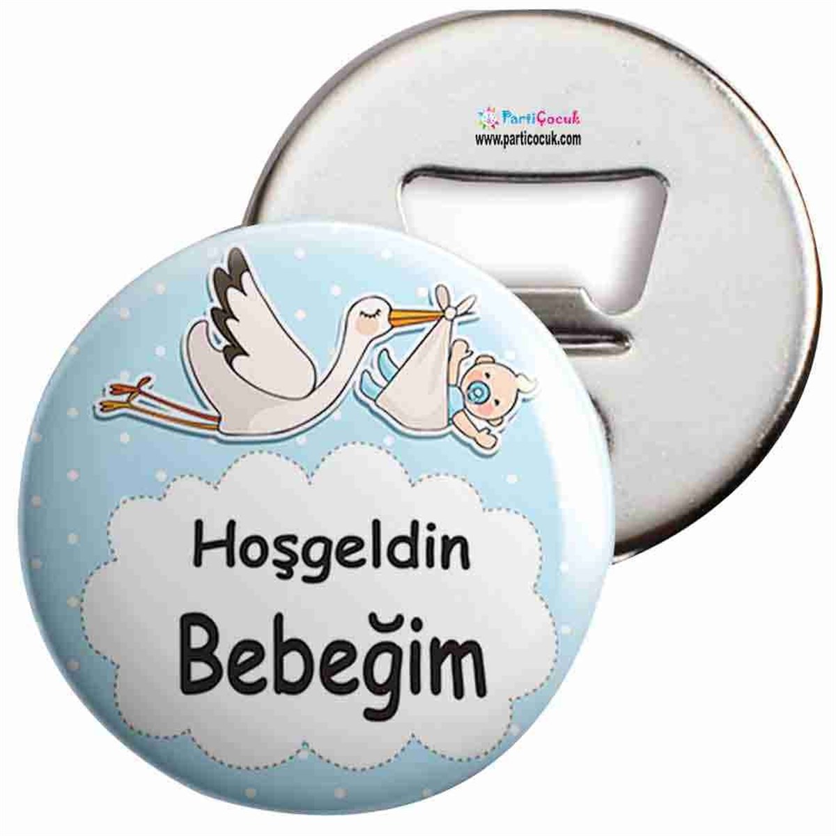 Açacaklı Buzdolabı Magneti Yeni Doğan 17 Parti Çocuk  