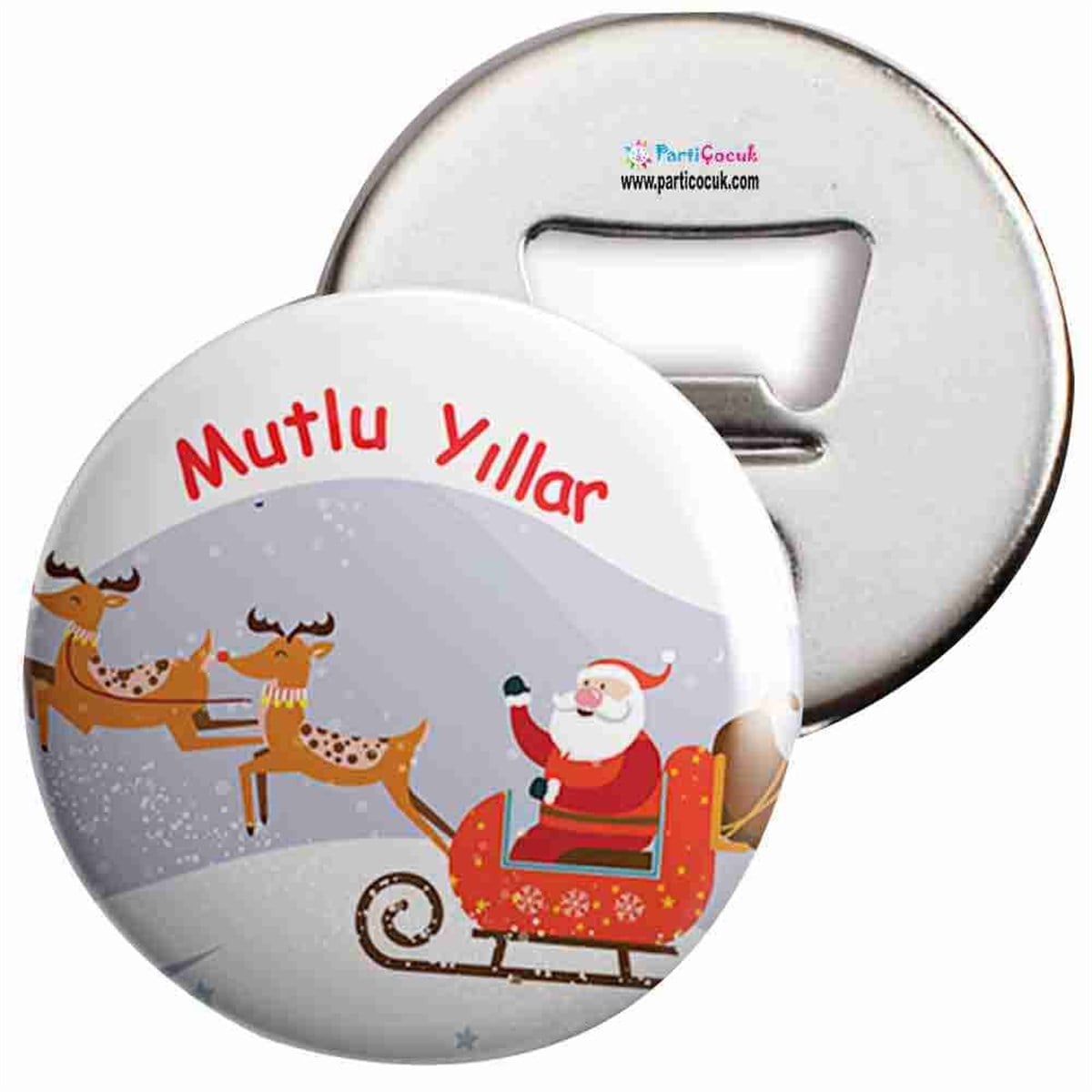 Açacaklı Buzdolabı Magneti Yılbaşı 1 Parti Çocuk  