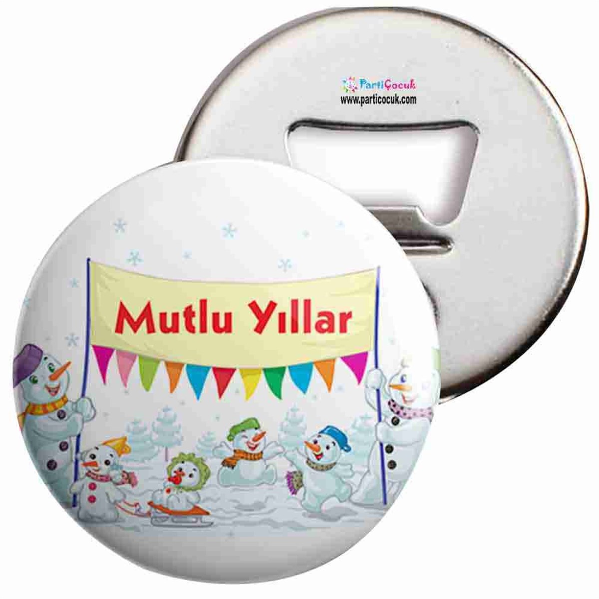 Açacaklı Buzdolabı Magneti Yılbaşı 13 Parti Çocuk  
