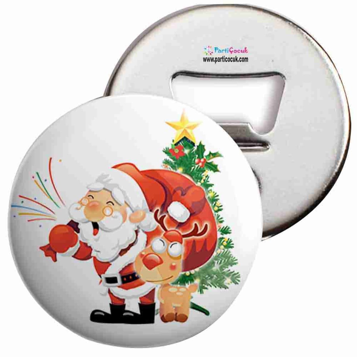 Açacaklı Buzdolabı Magneti Yılbaşı 19 Parti Çocuk  