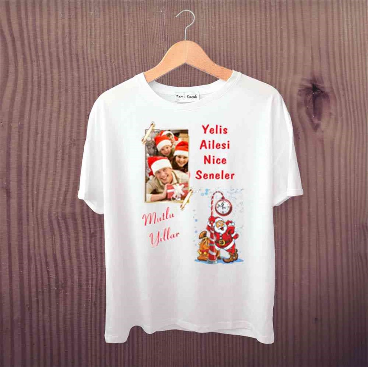 Aileye Özel Yılbaşı Tişört Baskı 