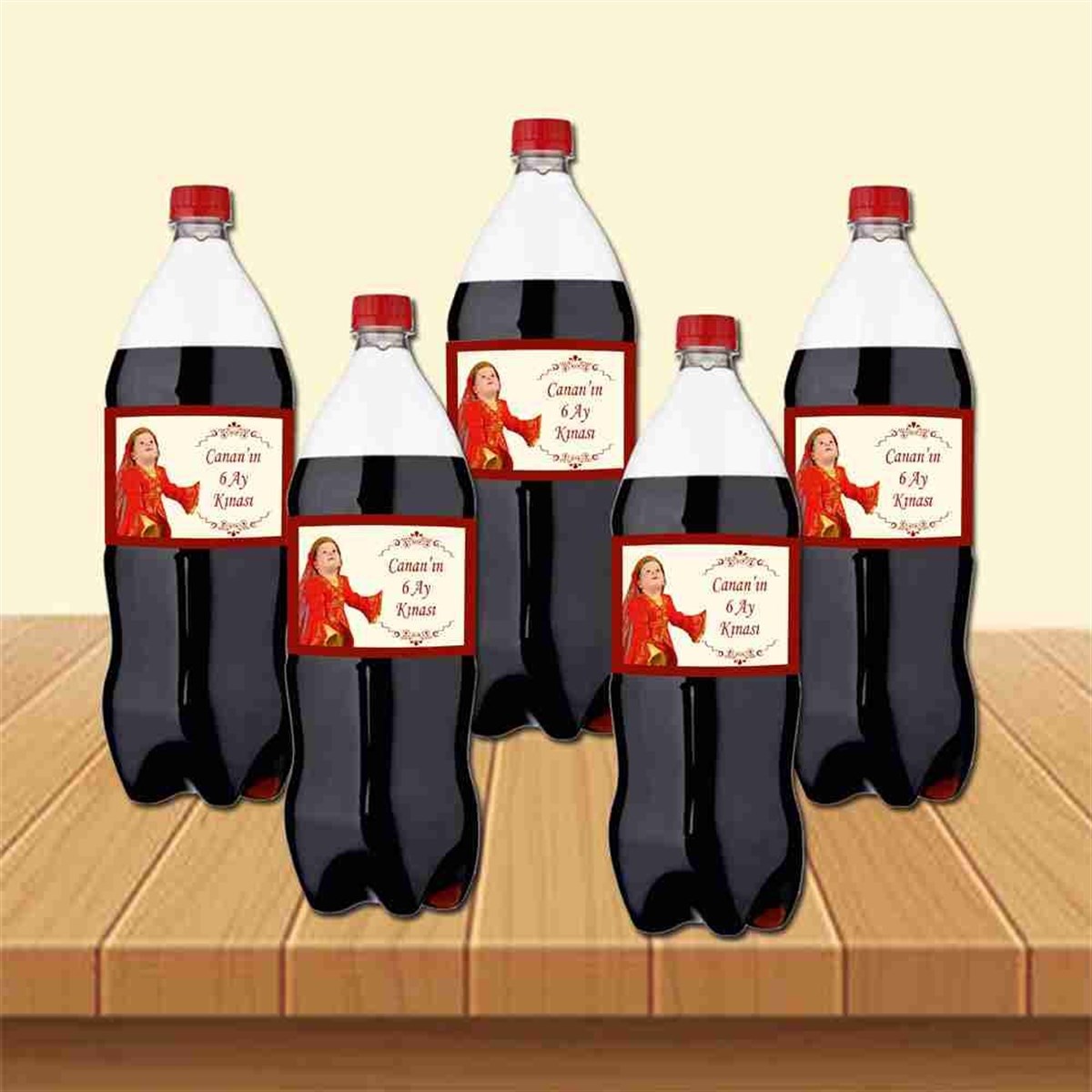 Altı Ay Kınası Bordo Renk Parti Cola Bandı Sargısı 
