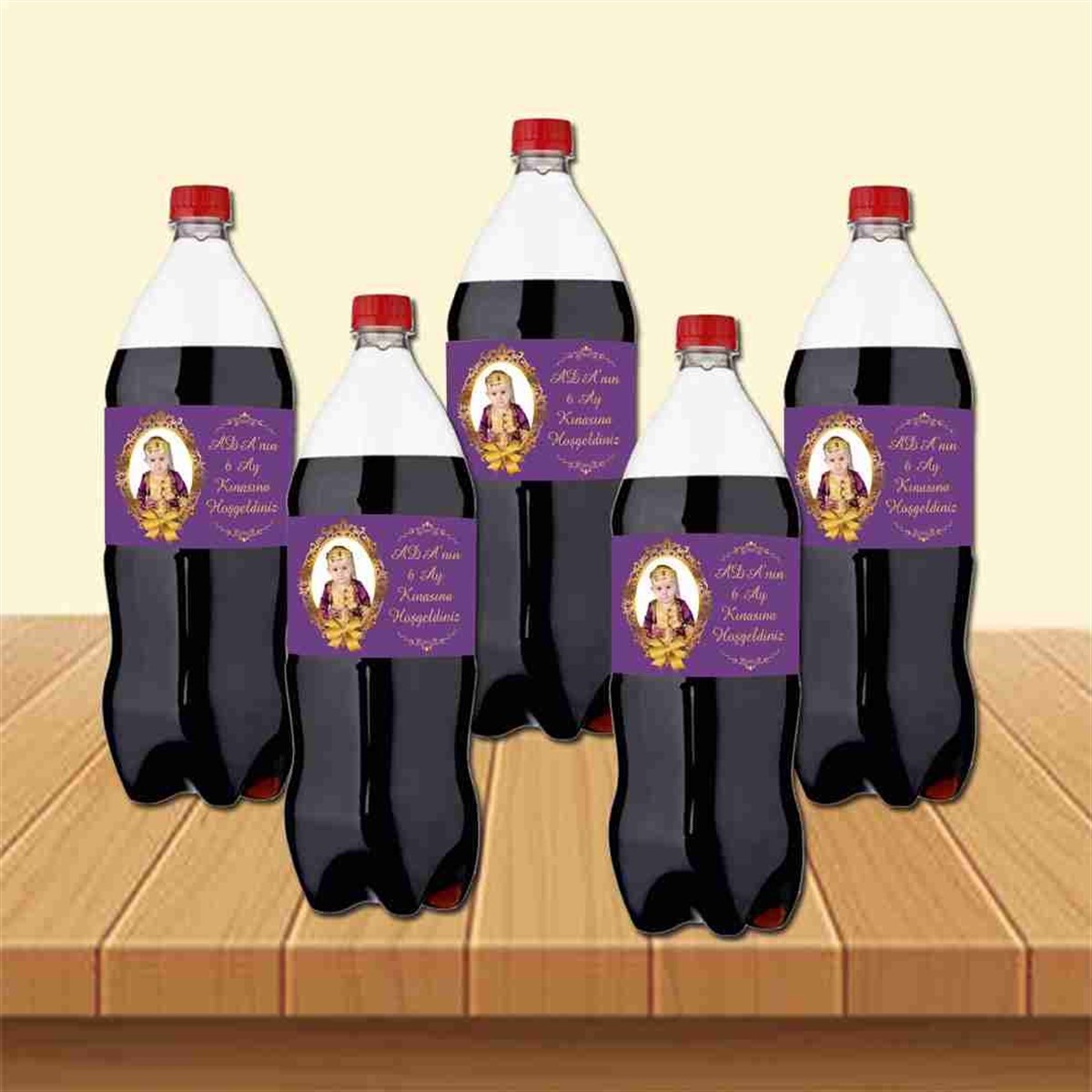 Altı Ay Kınası Mor Gold Konsept Cola Bandı Sargısı 