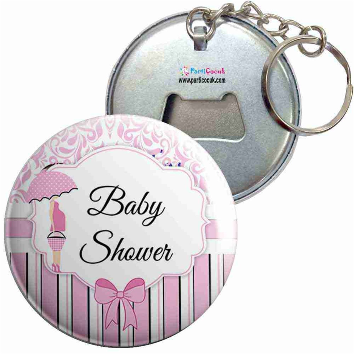 Anahtarlıklı Açacak Baby Shower 8 Parti Çocuk  
