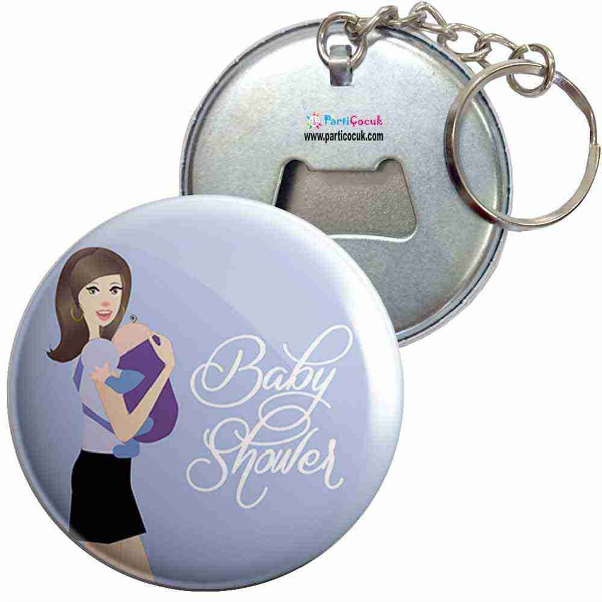 Anahtarlıklı Açacak Baby Shower 9 Parti Çocuk  