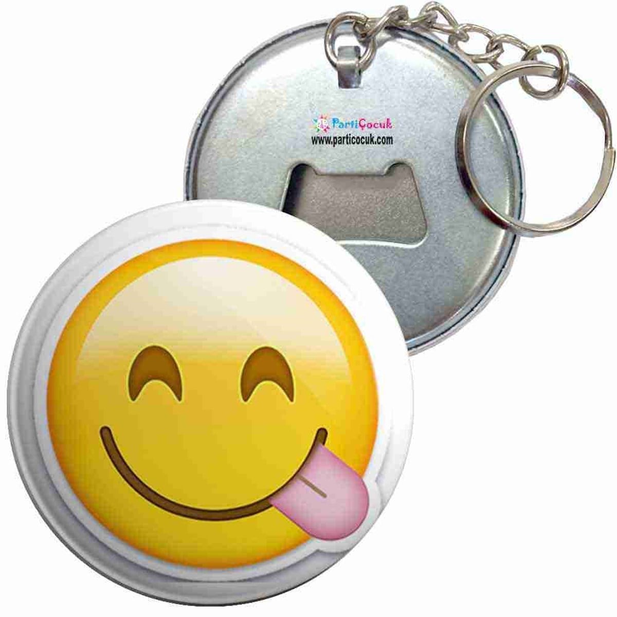 Anahtarlıklı Açacak Emoji 1 Parti Çocuk 