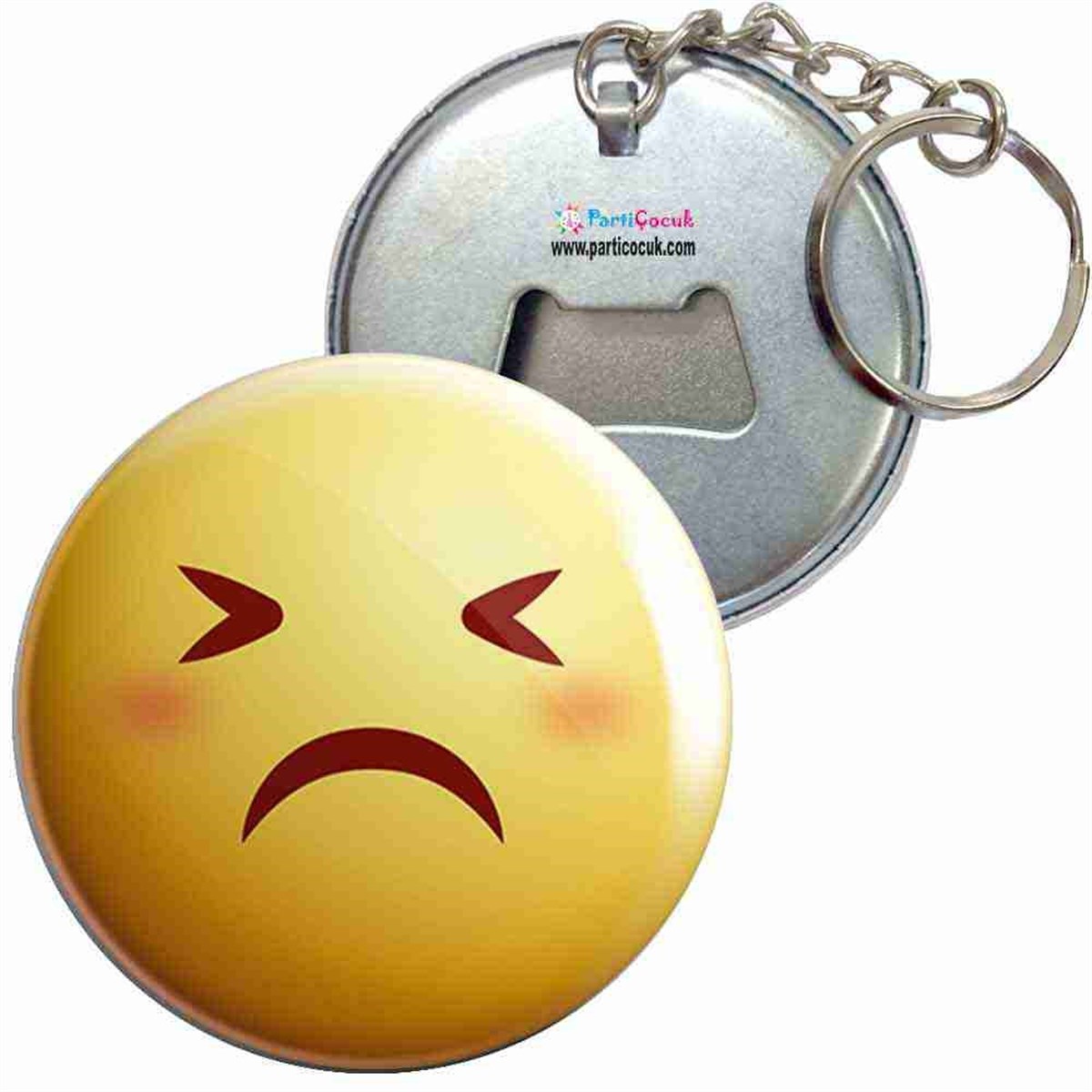 Anahtarlıklı Açacak Emoji 12 Parti Çocuk 