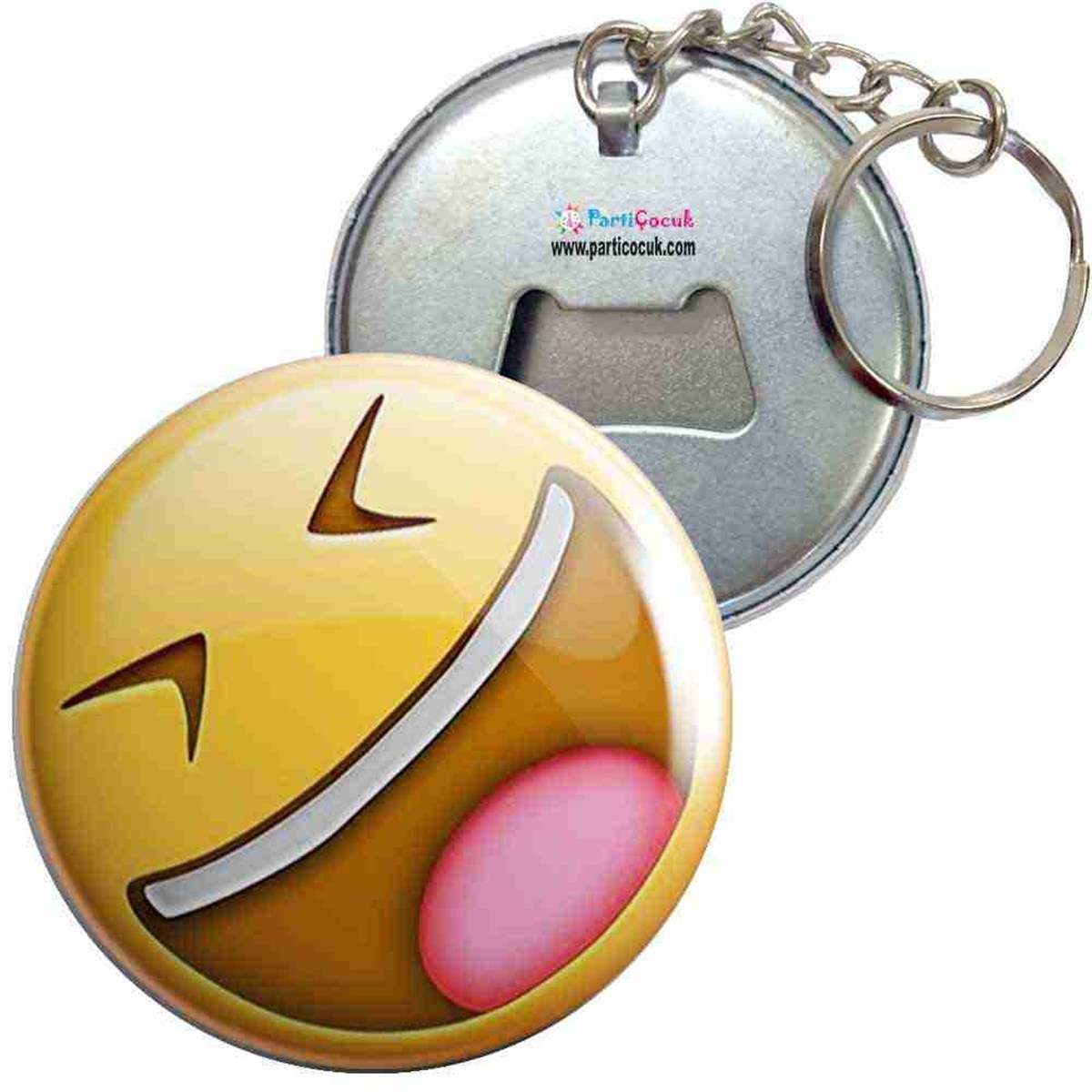 Anahtarlıklı Açacak Emoji 18 Parti Çocuk 
