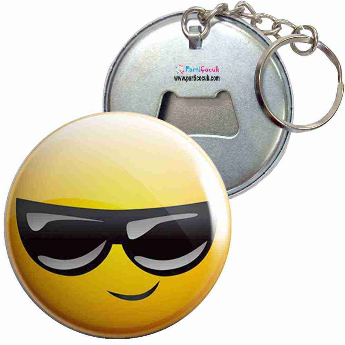 Anahtarlıklı Açacak Emoji 19 Parti Çocuk 