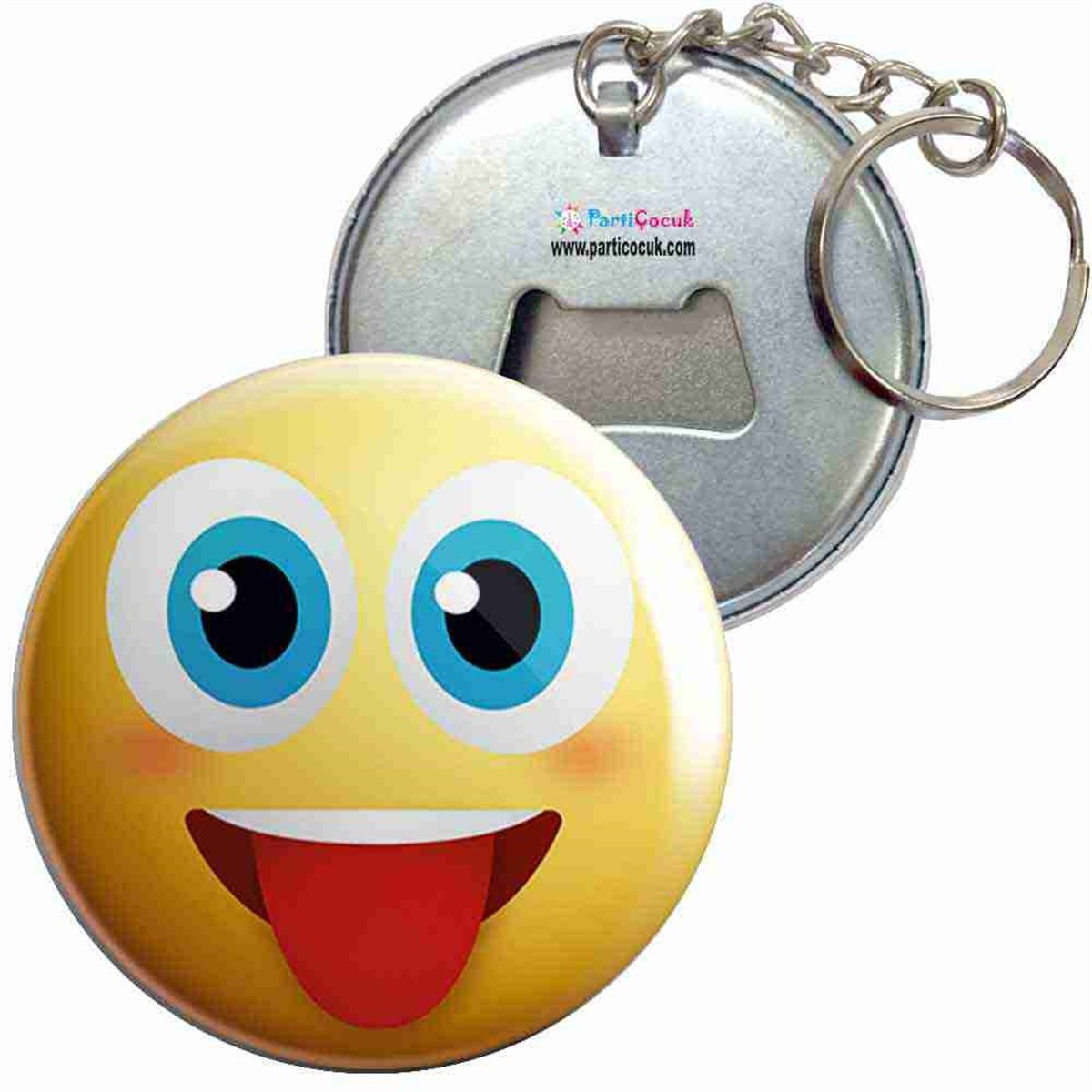 Anahtarlıklı Açacak Emoji 20 Parti Çocuk 