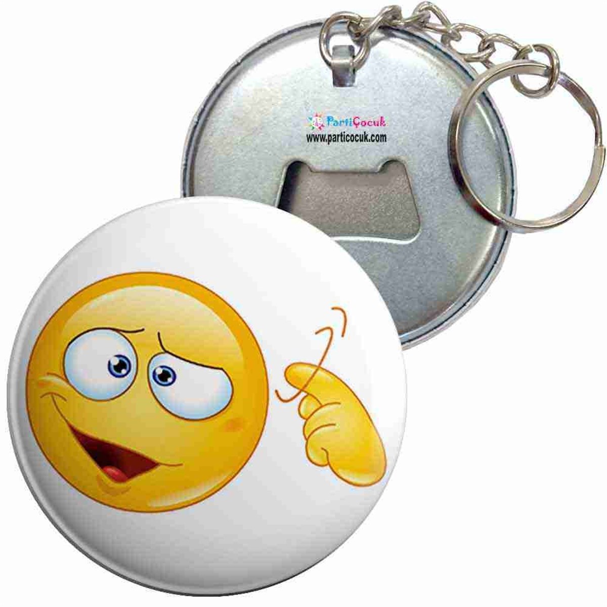 Anahtarlıklı Açacak Emoji 5 Parti Çocuk 