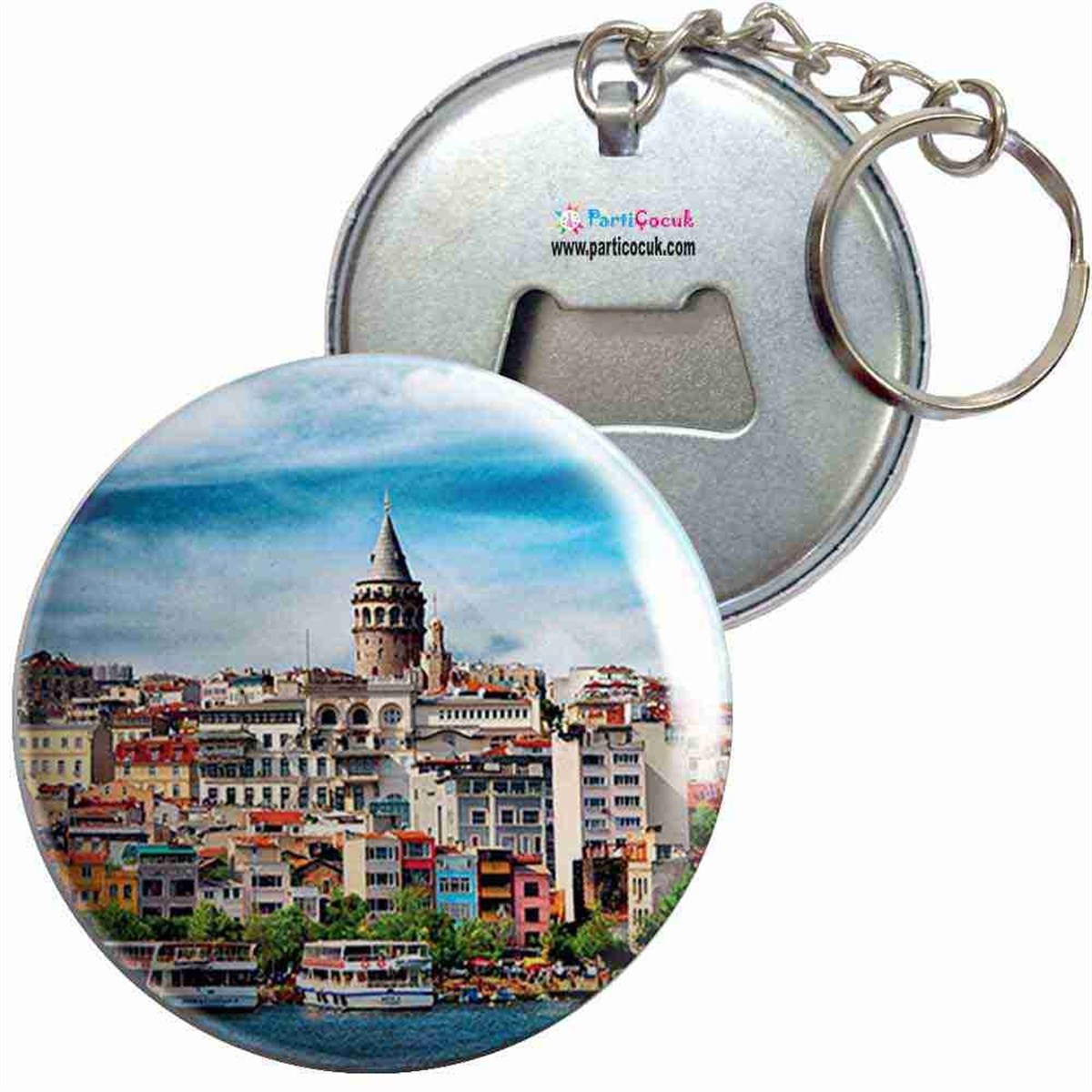 Anahtarlıklı Açacak İstanbul Manzara 11 Parti Çocuk 