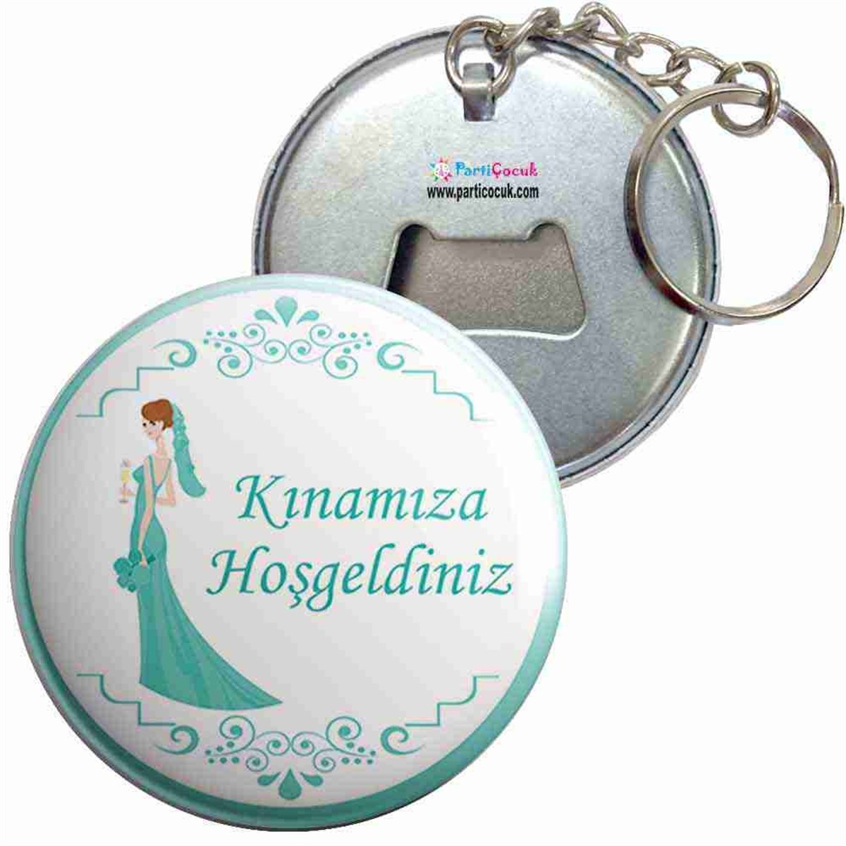 Anahtarlıklı Açacak Kına 5 Parti Çocuk 