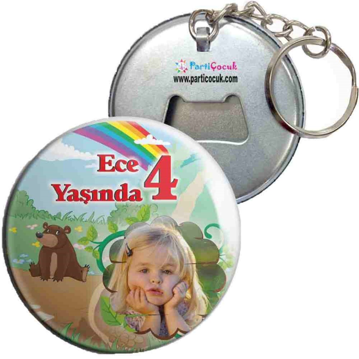Anahtarlıklı Açacak  Kişiye Özel 