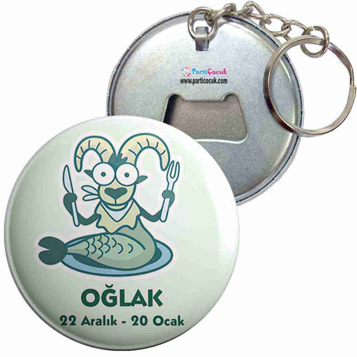 Anahtarlıklı Açacak Oğlak Burcu Parti Çocuk 